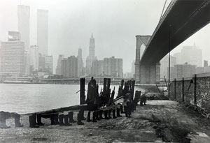 Eleanor Antin's 100 Boots Under the Brooklyn Bridge (Alden Projects, 1973)
