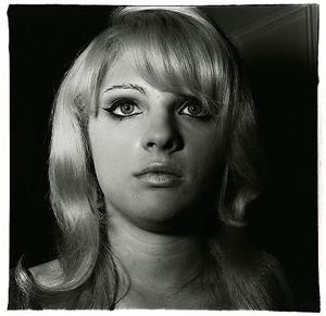 Diane Arbus's Blond Girl with Shiny Lipstick, N.Y.C. (Cheim and Read, 1967)