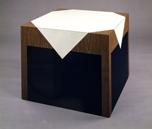 Richard Artschwager's Description of Table (photo by Steven Sloman, Whitney Museum of American Art, 1964)