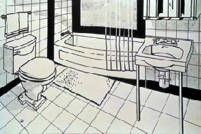 Lichtenstein's Bathroom (Gagosian Gallery, 1961)
