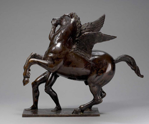 Bertoldo di Giovanni's Bellerophon Taming Pegasus (Kunsthistorisches Vienna, c. 1480–1482)