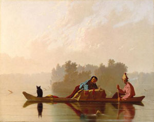 George Caleb Bingham's Fur Traders Descending the Missouri (Metropolitan Museum of Art, 1845)