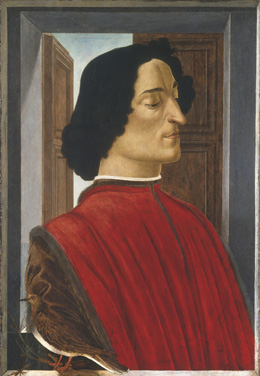 Sandro Botticelli's Giuliano de' Medici (National Gallery of Art, Washington, c. 1478)