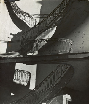Bill Brandt's Bombed Regency Staircase, Upper Brook Street, Mayfair (Museum of Modern Art, c. 1942)