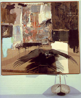 Robert Rauschenberg's Canyon (Sonnabend Collection, gift to Museum of Modern Art, 1959)