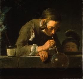 Jean-Siméon Chardin's Soap Bubbles (Wentworth Fund, c. 1734)