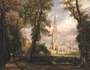 John Constable's Salisbury Cathedral (Frick Collection, photo by Richard di Liberto, New York, 1826)
