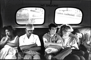 Bruce Davidson's Brooklyn Gang: On the Way Home by Bus (Queens Museum, 1959)