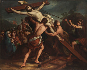 Antonio de Torres's Elevation of the Cross (Los Angeles County Museum of Art, 1718)