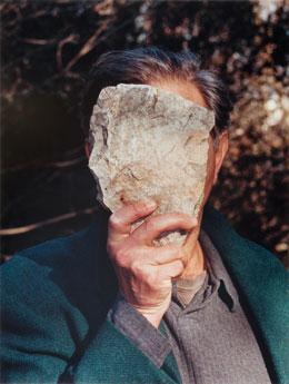 Jimmie Durham's Self-Portrait Pretending to Be a Stone Statue of Myself (ZKM Center for Art and Media, 2006)