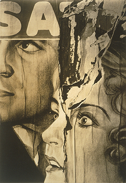 Walker Evans's Torn Movie Poster (Ford Motor Company Collection, 1930)