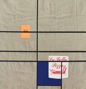 Laurel Farrin's Composition with Double Line (Lesley Heller, 2005)
