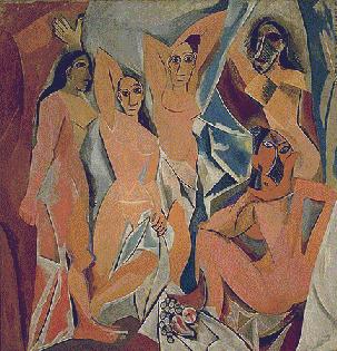 Picasso's Les Demoiselles d'Avignon (Museum of Modern Art, 1907)