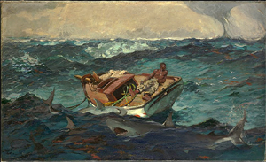 Winslow Homer's The Gulf Stream (Metropolitan Museum of Art, 1899/1906)