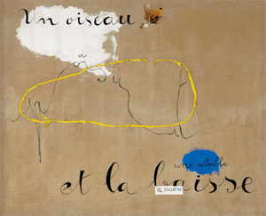Joan Miró's Un Oiseau Poursuit une Abeille et la Baisse (photo by John Wronn, Successio Miro/ARS, 1927)