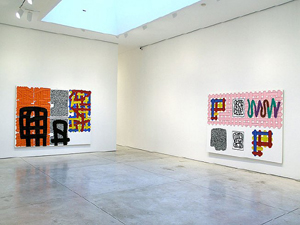 Jonathan Lasker's installation view (Cheim and Read, 2007)