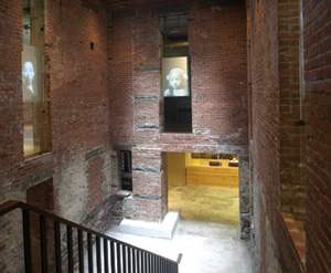 Maya Lin's basement stairs (Museum of Chinese in America, 2009)