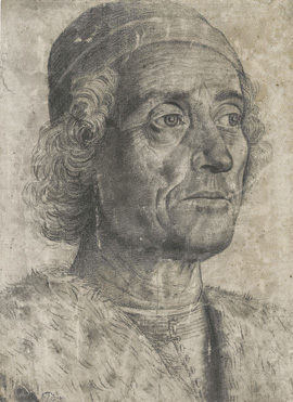 Andrea Mantegna's Portrait of a Man (Musée des Beaux-Arts et d'Archéologie, Besançon, c. 1470–1475)