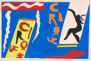 Henri Matisse's Cirque (from Jazz) (photo by Graham S. Haber, Frances and Michael Baylson Collection/ARS, 1947)