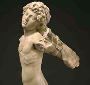 Young Archer attributed to Michelangelo (French Republic/Metropolitan Museum/AP, c. 1490)