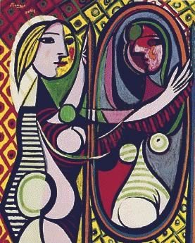 Picasso's Girl Before a Mirror (Museum of Modern Art, Gift of Mrs. S. Guggenheim, 1932)