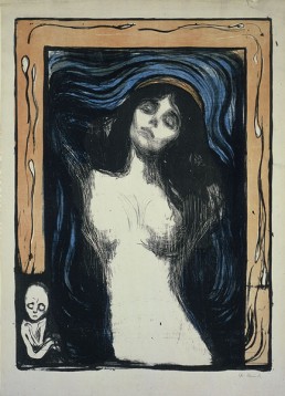 Edvard Munch's Madonna (Epstein Family Collection, 1895; 1902 printing)