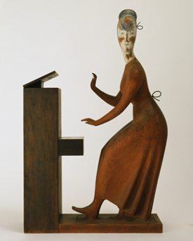 Elie Nadelman's Woman at the Piano (Museum of Modern Art, c. 1917)