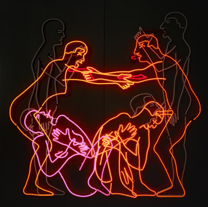 Bruce Nauman's Sex and Death by Murder and Suicide (Hoffmann Foundation/Kunstmuseum Basel, 1985)