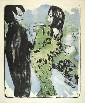 Emil Nolde's Young Couple (Nolde Stiftung, Steebull/Museum of Modern Art, 1913)