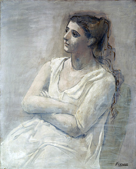 Pablo Picasso's Woman in White (Metropolitan Museum of Art, 1923)