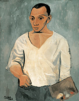 Picasso's Self-Portrait with Palette (Philadelphia Museum of Art, 1906)