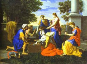 Nicolas Poussin's Achilles and Daughters of Lycomede (Museum of Fine Arts, Boston, 1656)