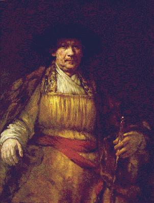 Rembrandt's Self-Portrait (Frick Collection, photo by Richard di Liberto, New York, c. 1658)