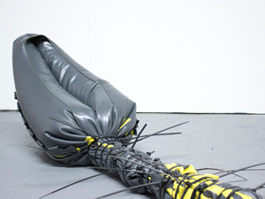 Bat-Ami Rivlin's Untitled (Inflatable Kayak, Zip Ties) (M 23, 2020)