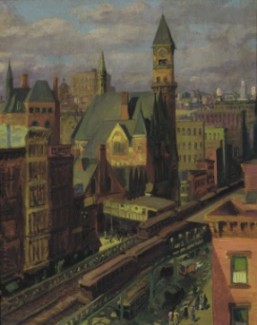 John Sloan's Jefferson Market (Pennsylvania Academy of Fine Arts, 1917)