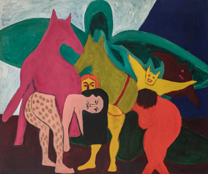 Bob Thompson's The Golden Ass (Michael Rosenfeld gallery, 1963)