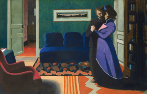 Félix Vallotton's The Visit (Kunsthaus Zürich, 1899)