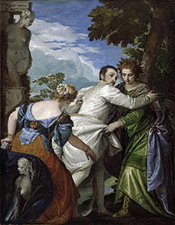 Paolo Veronese's Choice Between Virtue and Vice (Frick Collection, c. 1580)