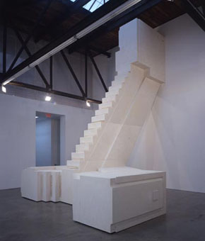 Rachel Whiteread's Untitled (Fire Escape) (Luhring Augustine, 2002)